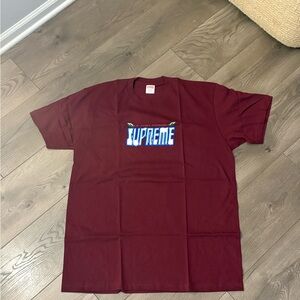 Supreme Ultra Fresh T-Shirt Burgundy Red L